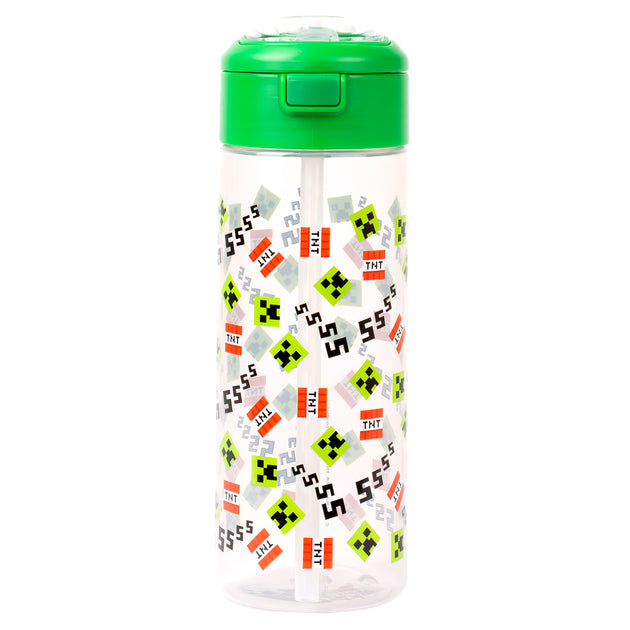 MINECRAFT Personalised Stainless Steel Bottle - Green – Fringoo