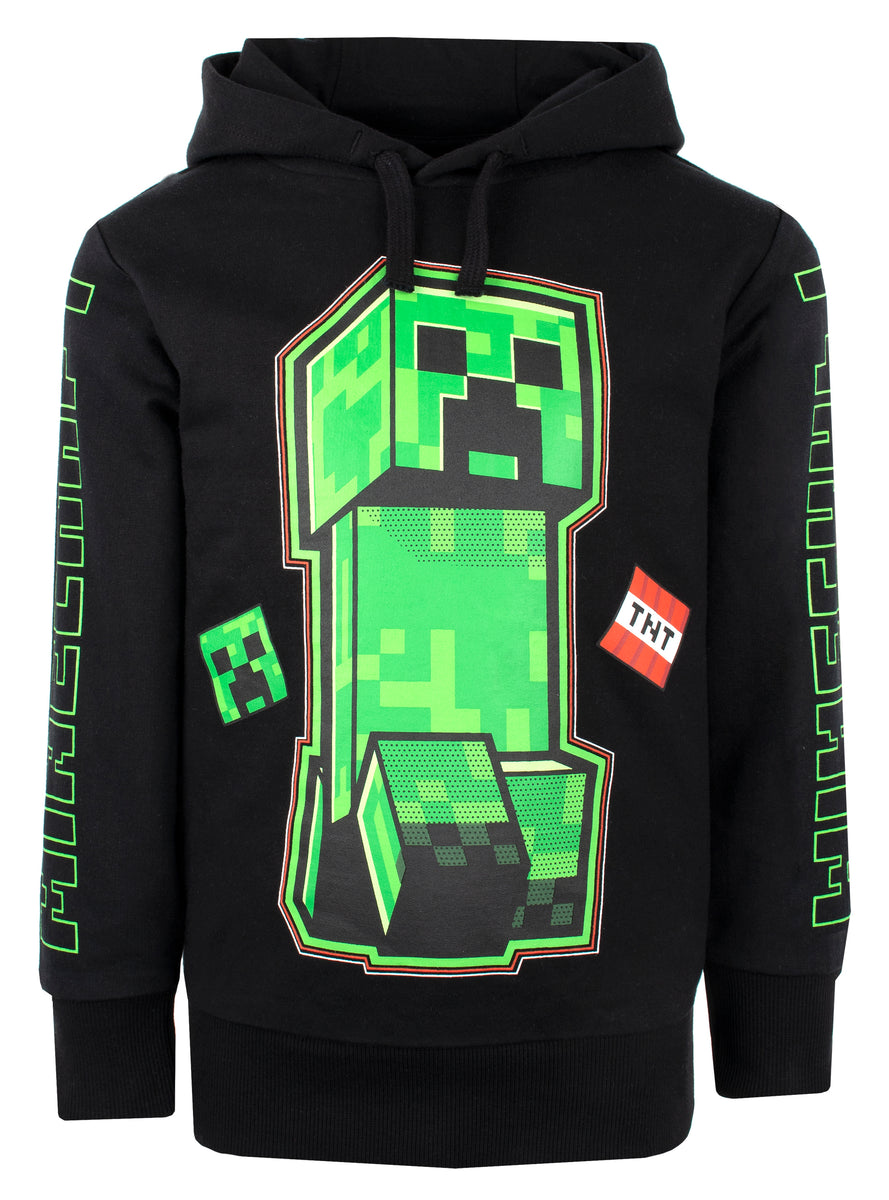 Minecraft creeper hoodie on sale kids