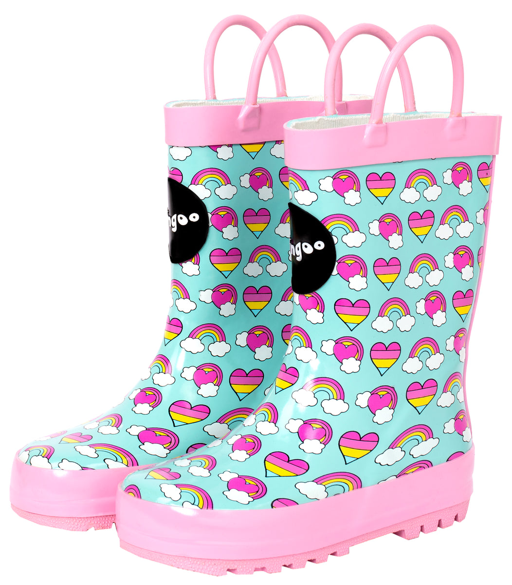 Rain Boots Rainbows Fringoo