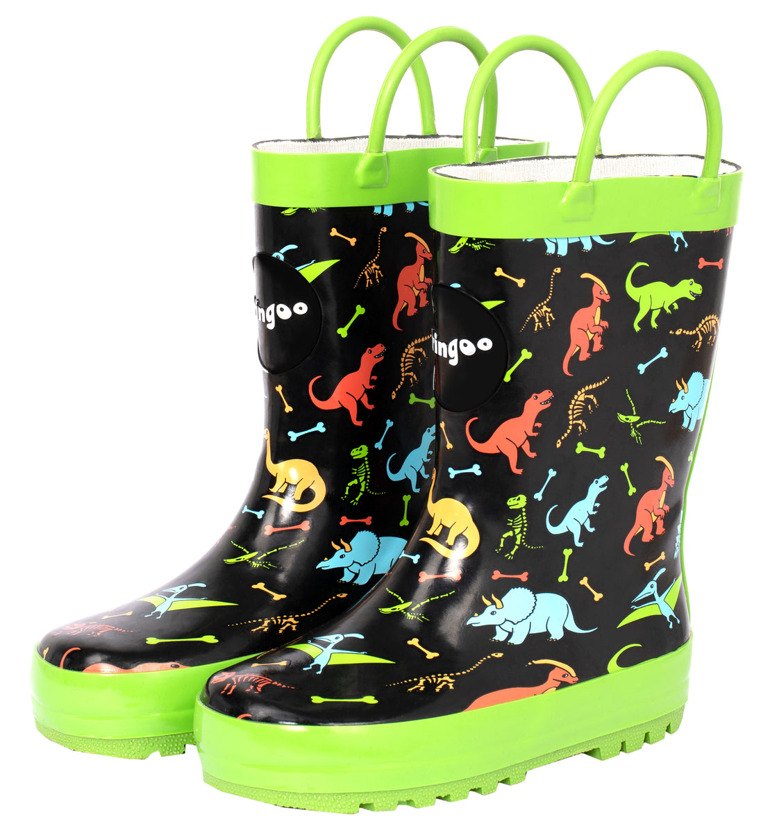 Rain Boots Dinosaur Bones Fringoo