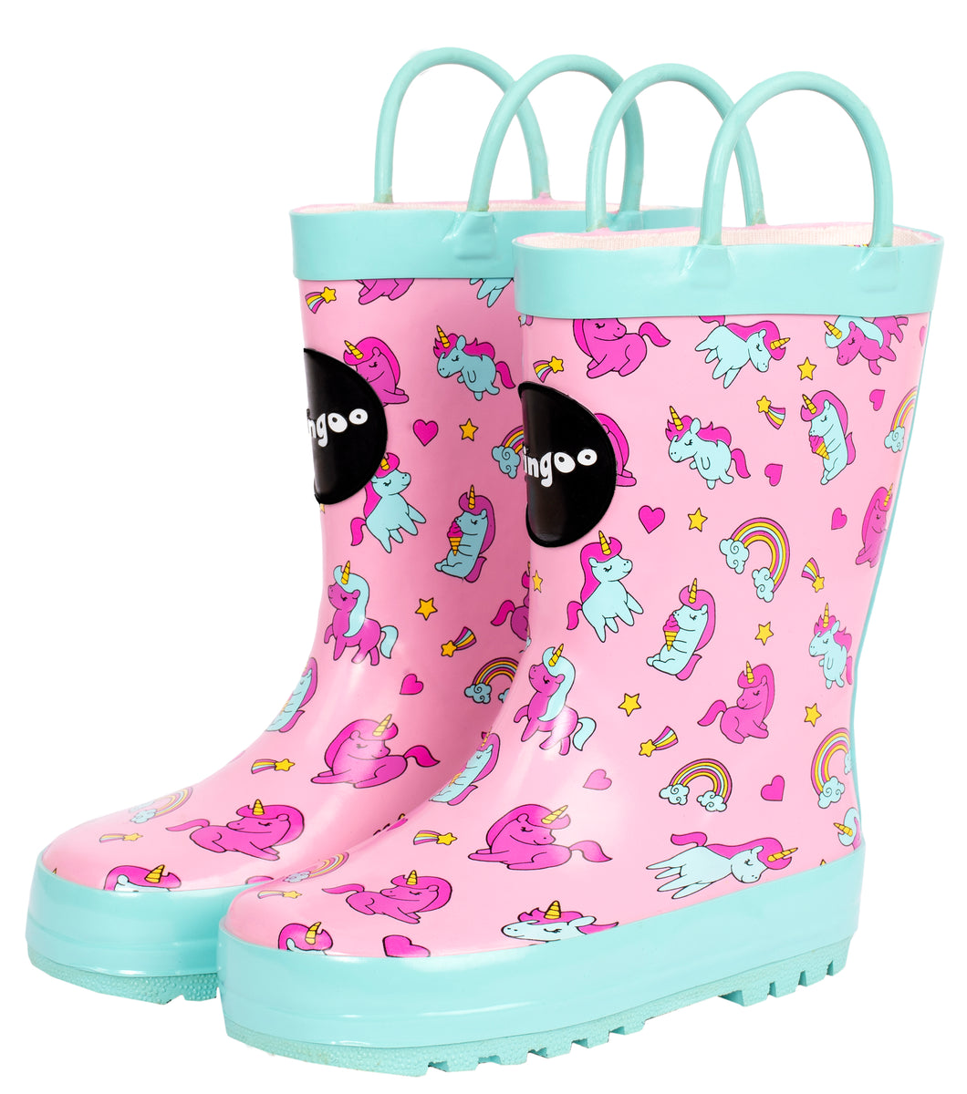 toddler girl unicorn rain boots