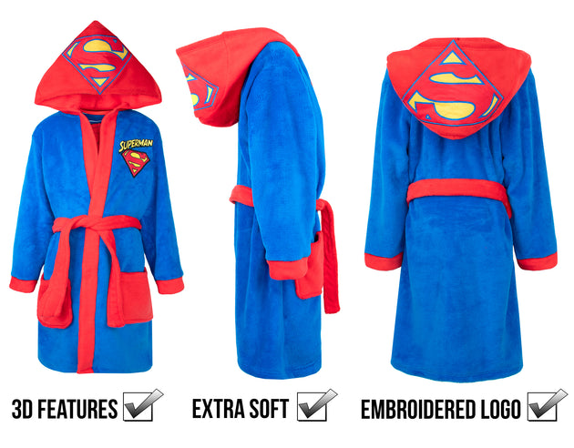 Mens superman hot sale dressing gown