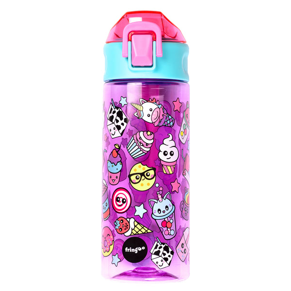 Smiggle Flow Drink Bottle with Flip Top Spout: Flasks