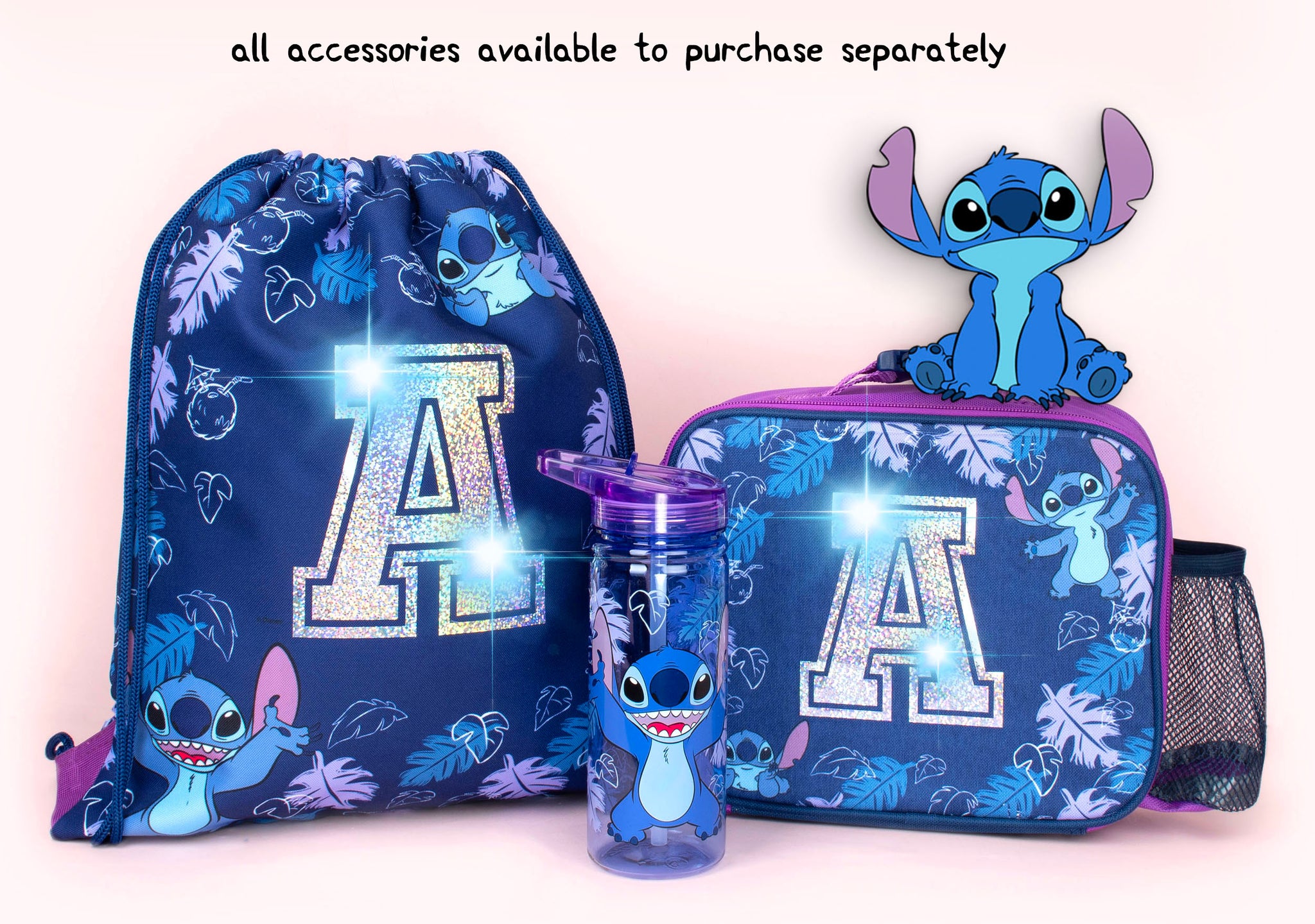 Popular Disney Stitch Bundle - 2 Backpacks and 1 Hat