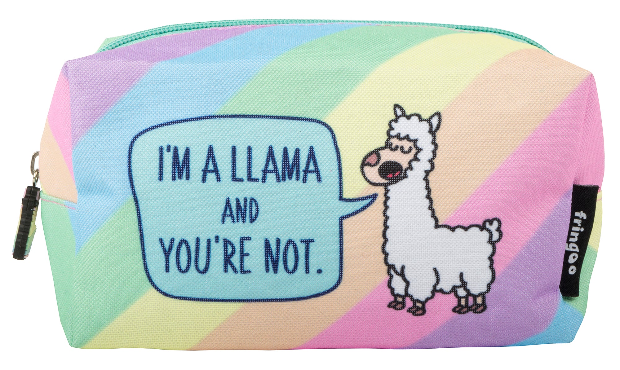 You Are Not Llama Pencil Case/Make Up Bag – Fringoo