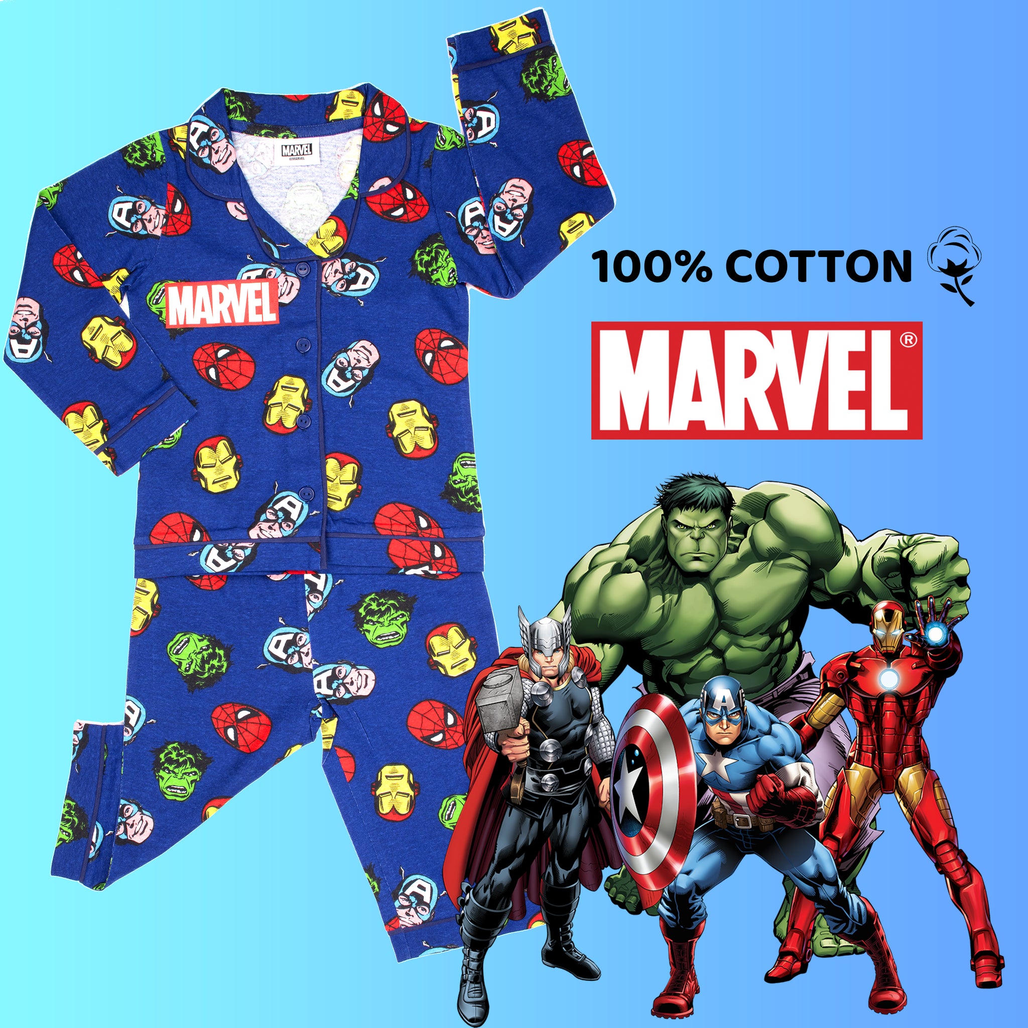 Pyjama avengers fashion