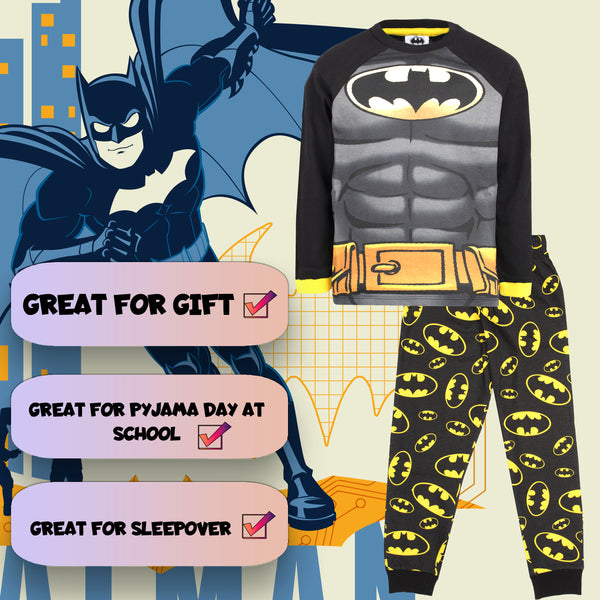 Batman Black Kids Pyjama Fringoo