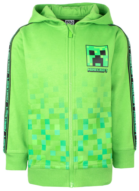 Minecraft Zipped Hoodie - Green – Fringoo