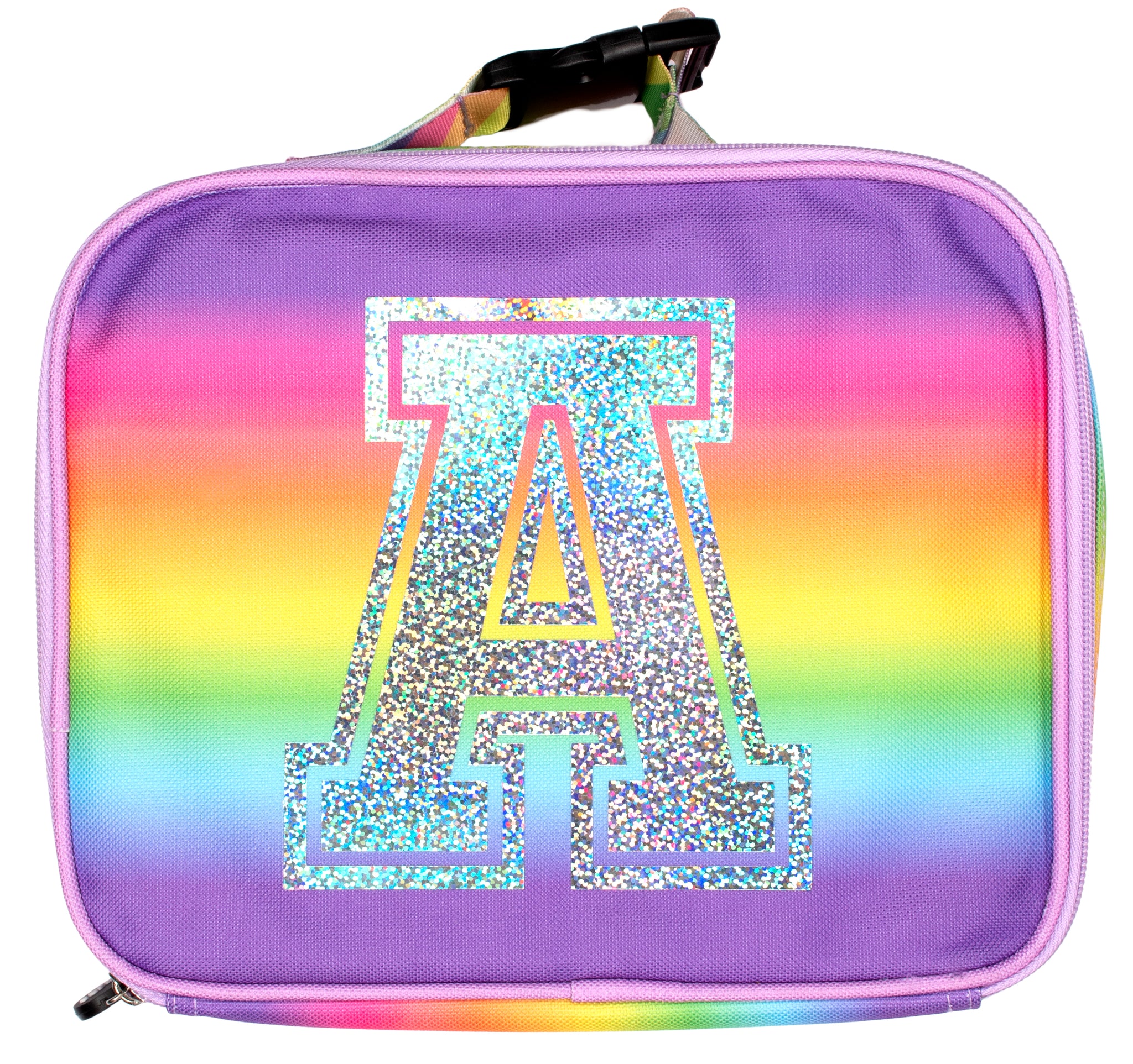 Rainbow Glitter Lunch Bag Fringoo