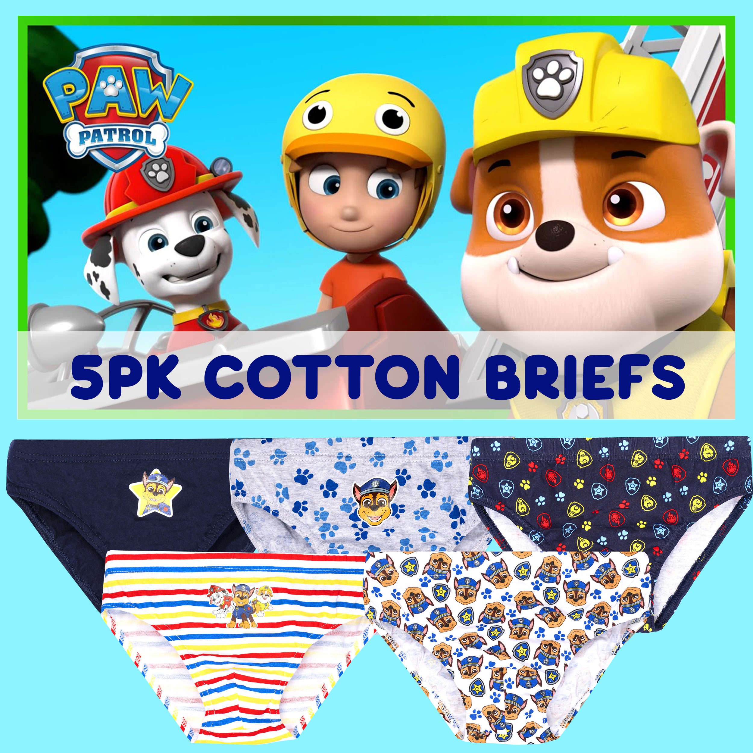 Boys Kids Cartoon Character Mario Briefs Knickers Panties