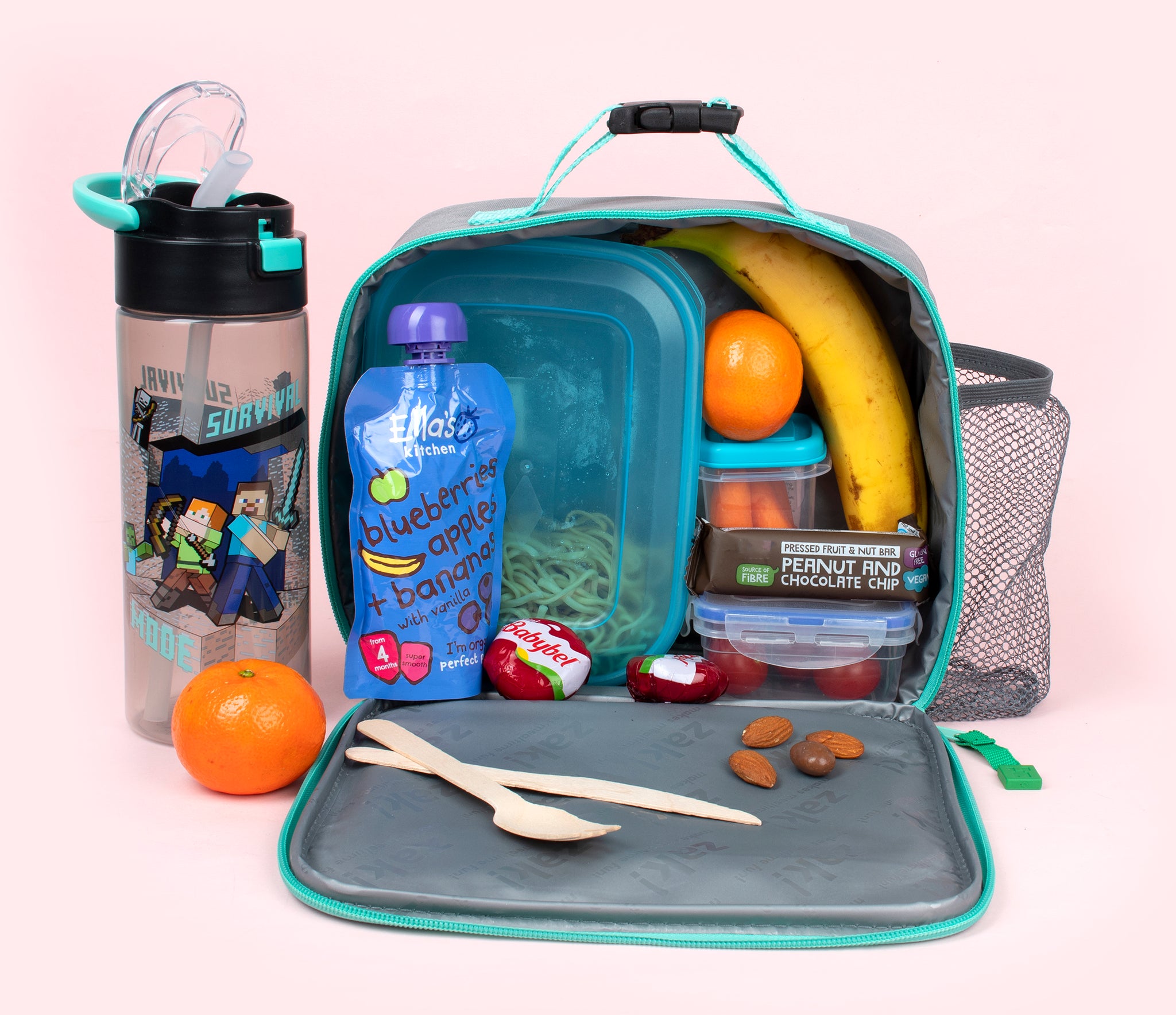 Minecraft school bag and lunch box best sale