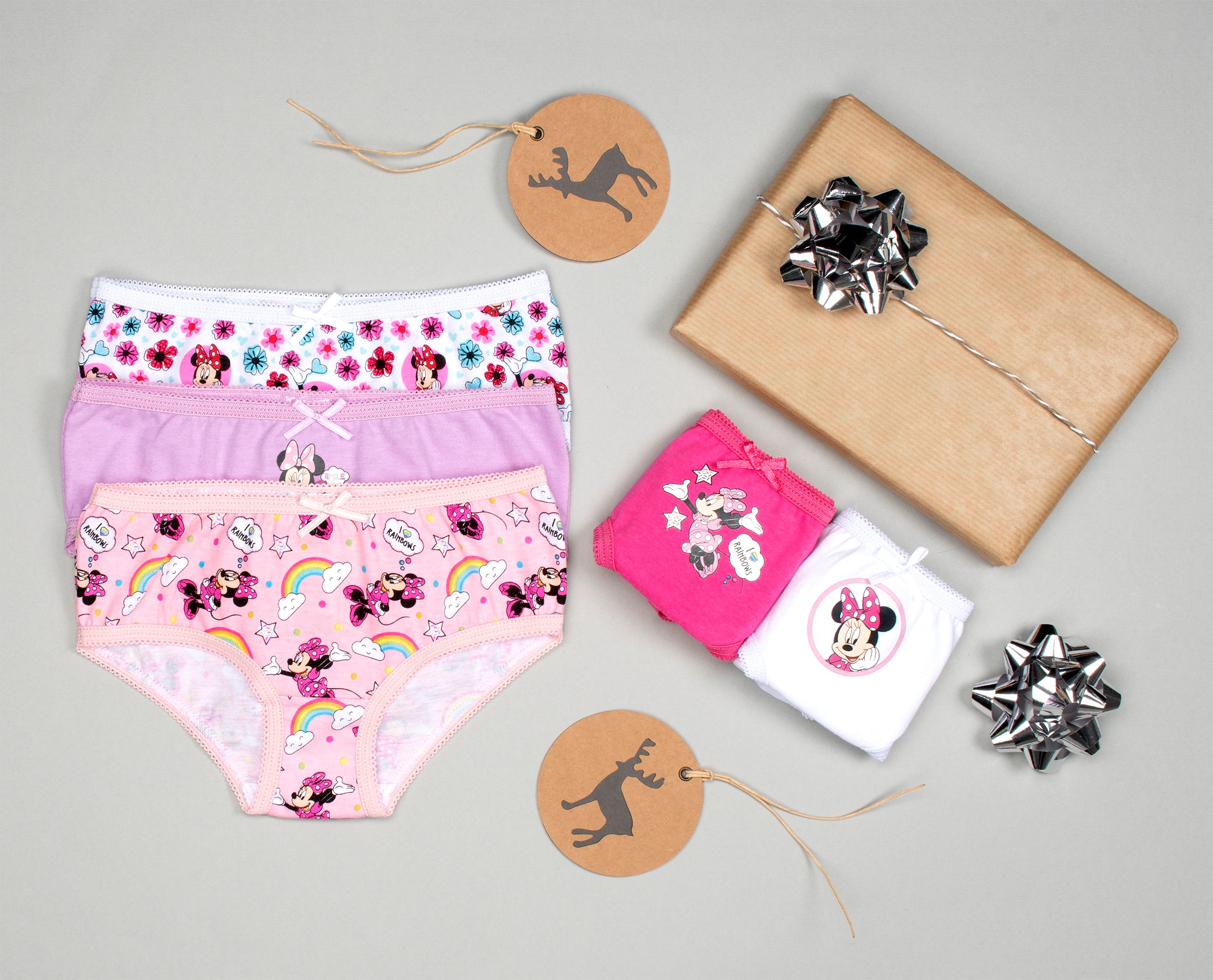 Disney Minnie Mouse Girls Underwear - Briefs 6-Pack Size 4T 