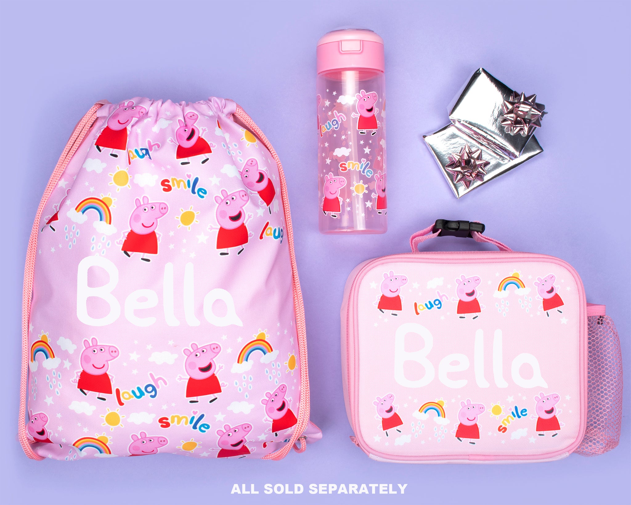 Peppa pig backpack and lunchbox hotsell