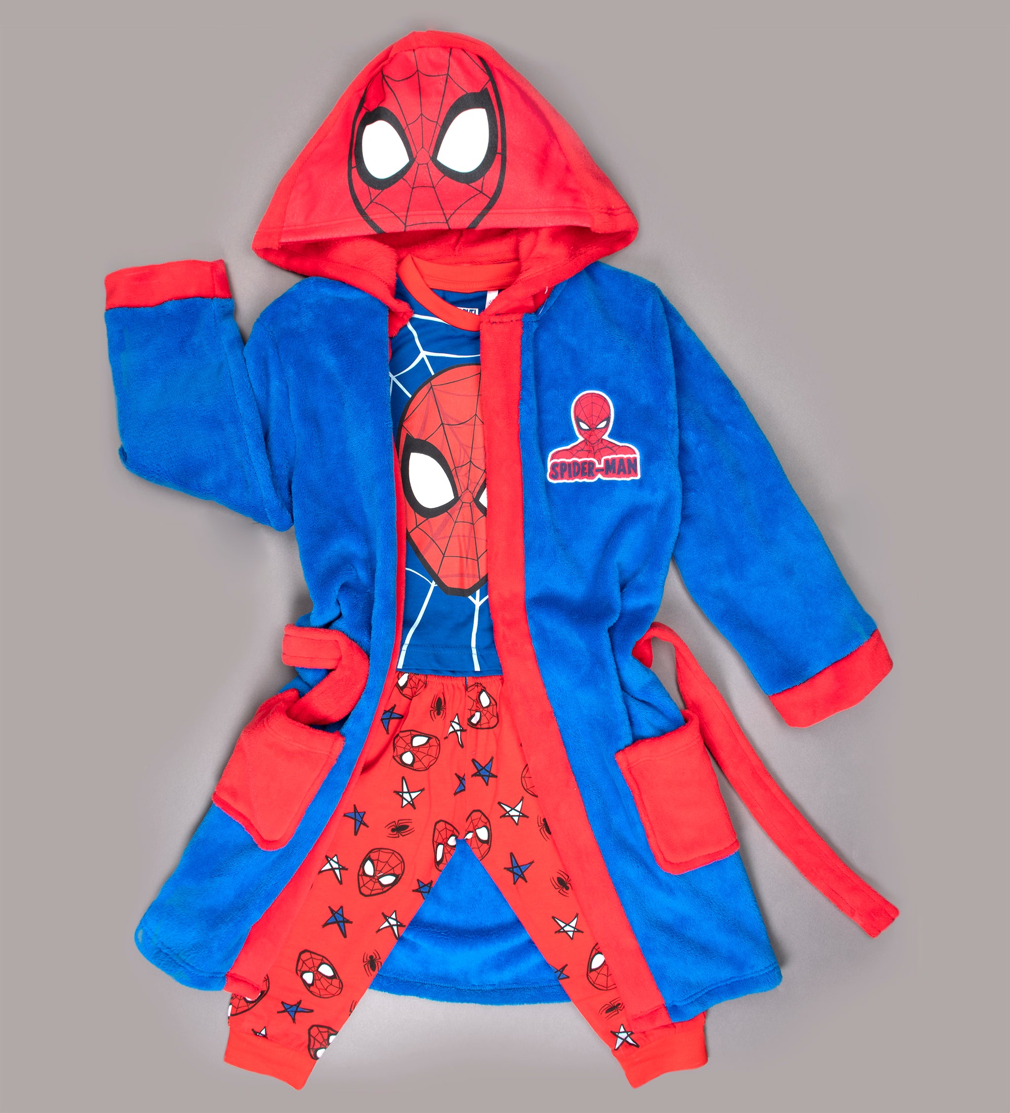 Childrens spiderman dressing gown best sale